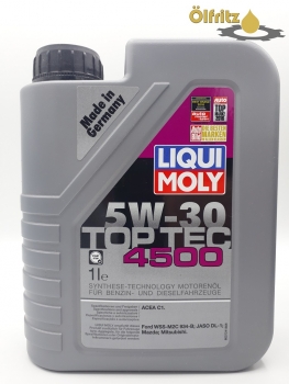 Liqui Moly Top Tec 4500 5W-30 Motoröl 1l