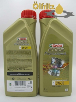 Castrol EDGE Professional C1 5W-30 Titanium Technology Motoröl 1l ...