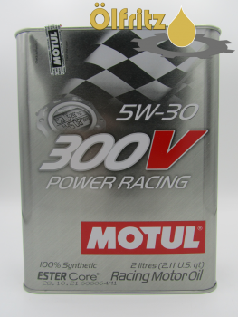 Motul 300V Power Racing 5W-30 Rennsport-Motoröl 2l