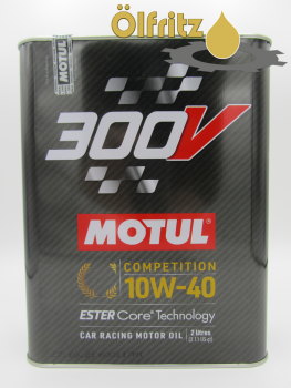 Motul 300V Competition (vormals Chrono) 10W-40 Rennsport-Motoröl 2l