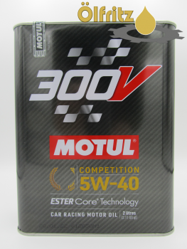 Motul 300V Competition (vormals Power) 5W-40 Rennsport-Motoröl 2l