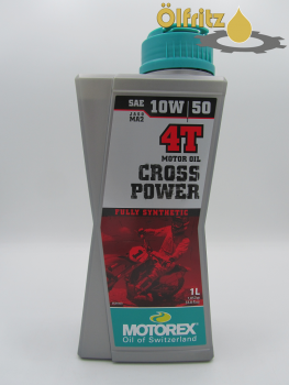Motorex Cross Power 4T 10W-50 Motorradöl 1l
