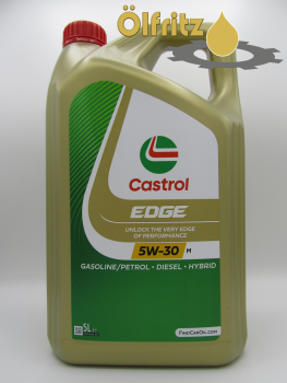 Castrol EDGE M 5W-30 (neues Design) Motoröl 5l