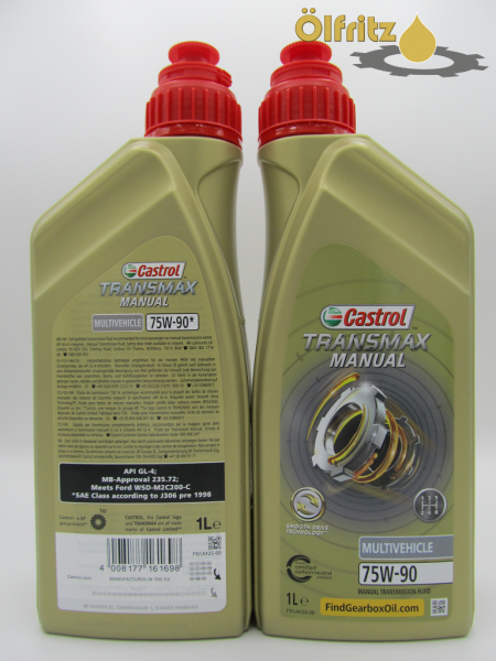 Castrol Transmax Manual Multivehicle 75W-90 Schaltgetriebeöl 1l