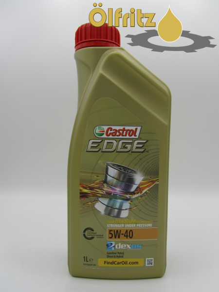 Castrol EDGE 5W-40 Titanium Technology Motoröl 1l